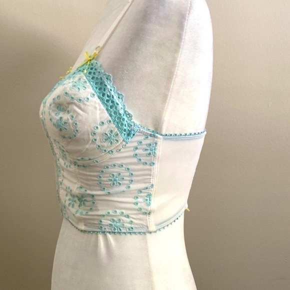 Vintage Y2K Victoria’s Secret Cottagecore bustier top - Picture 4 of 11